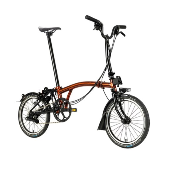 Brompton C Line Black Edition Explore Flame Lacquer High AW Cycles