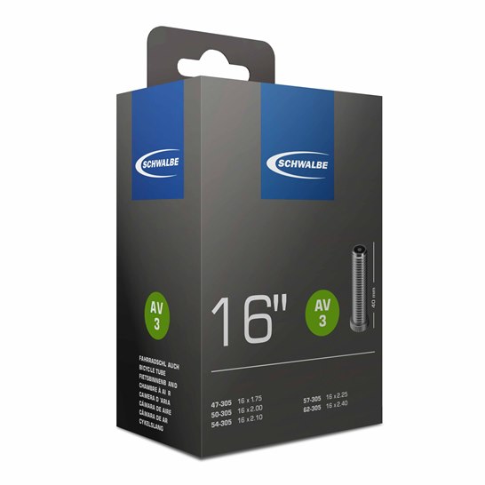 Schwalbe AV3 Inner Tube 16 x 1.75-2.50