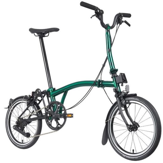 Brompton P-Line Urban With Battery Lighting Emerald - Mid