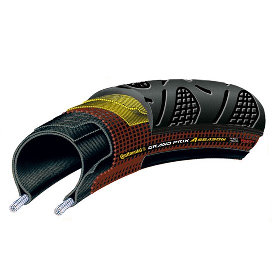 Continental Grand Prix 4 Season Black Folding Tyre 700c