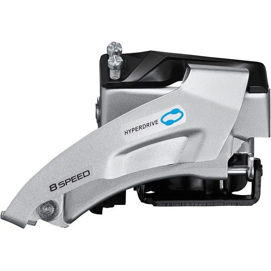 Shimano FD-M315 Altus front mech, 7/8-speed double, top swing, dual pull, multi fit