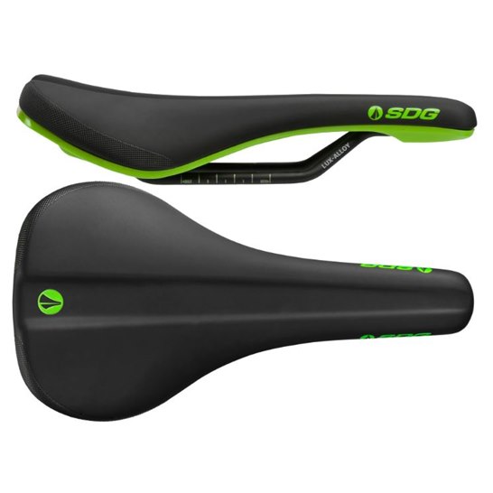SDG Bel Air V3 Lux-Alloy Saddle Black / Green