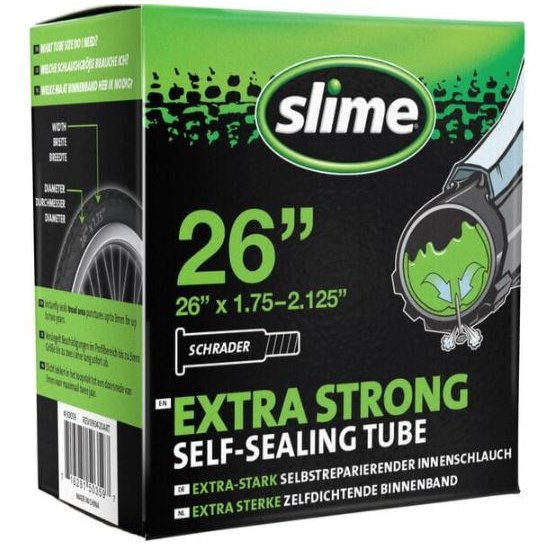 Slime Smart Tube - 26" x 1.75-2.125 - Schrader Valve